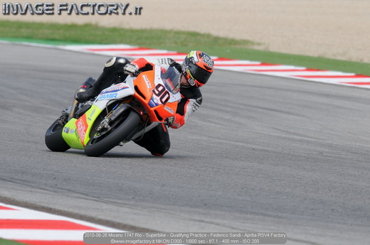 2010-06-26 Misano 1747 Rio - Superbike - Qualifyng Practice - Federico Sandi - Aprilia RSV4 Factory